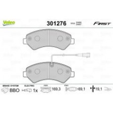 Комплект гальмівних колодок (дискових) (передніх) Citroen Jumper/Peugeot Boxer 2.0-3.0HDi 06- R16