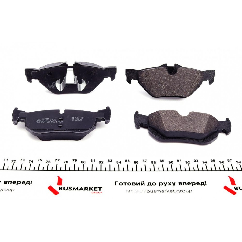 Колодки гальмівні (задні) BMW 3 (E90-E93) 04-13 (Ate)