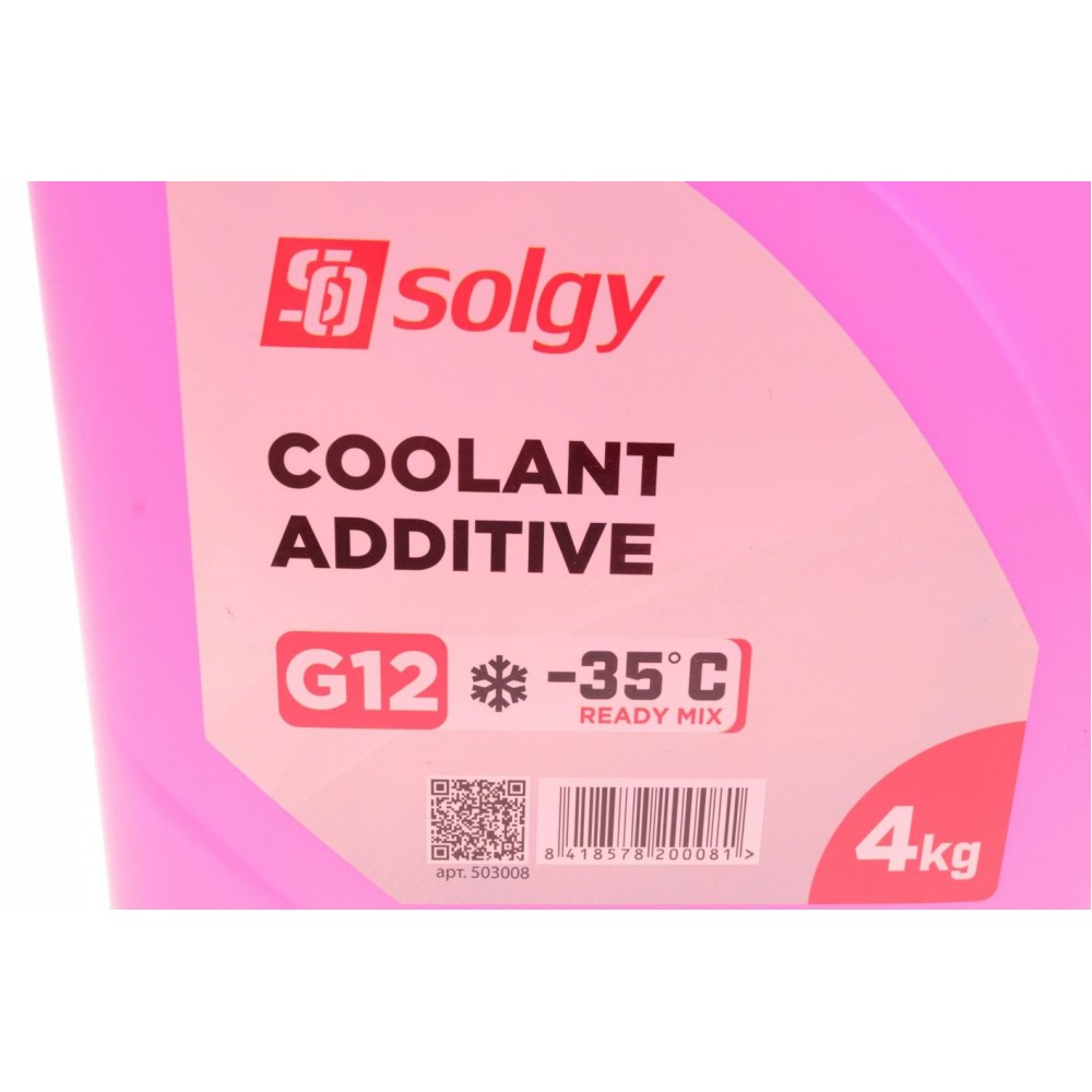 Антифриз (червоний) G12 (4kg) (-35°C готовий до застосування)
