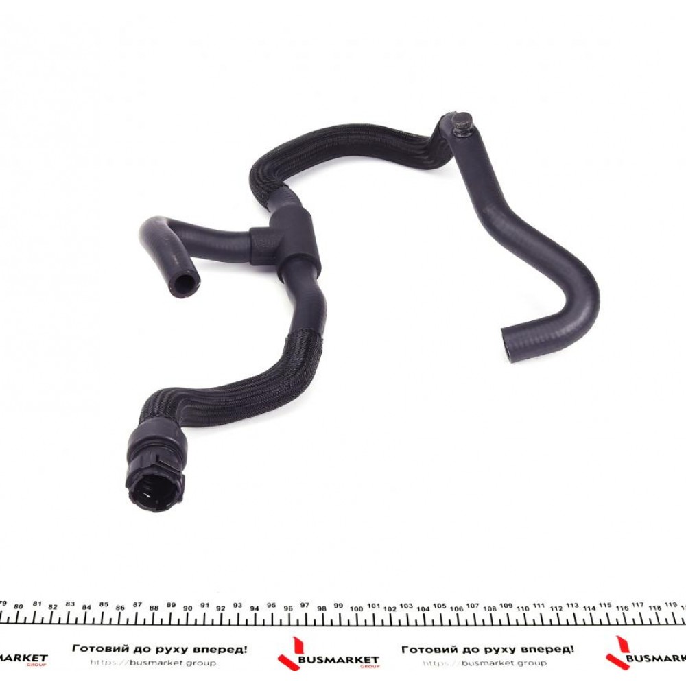 Патрубок радіатора пічки Renault Kangoo 1.5dCi 05- (к-кт в зборі)