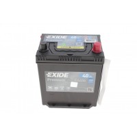 Акумуляторна батарея 40Ah/350A (187x127x220/+R/B01) Premium Азія