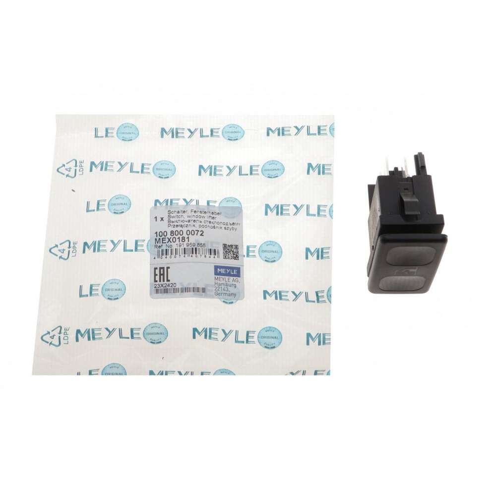 Кнопка склопідіймача VW Caddy/LT 28-35/Golf/Jetta/Polo 78-04
