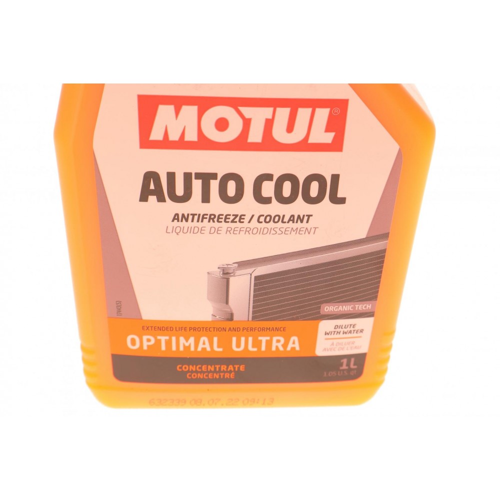 Антифриз (оранжевий) G12 Plus (1л) Auto Cool Optimal Ultra (1:1= -41°C)/(109117/112629)