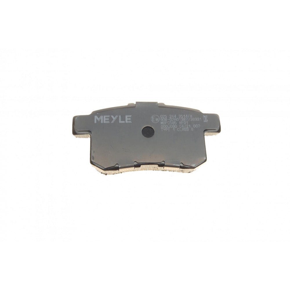 Колодки гальмівні (задні) Honda Accord VIII 2.0-2.4i 08- (Nissin)