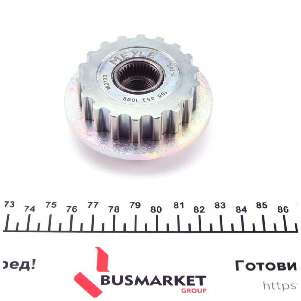 Шків генератора VW T5 2.5TDI 03-09 (z=18)
