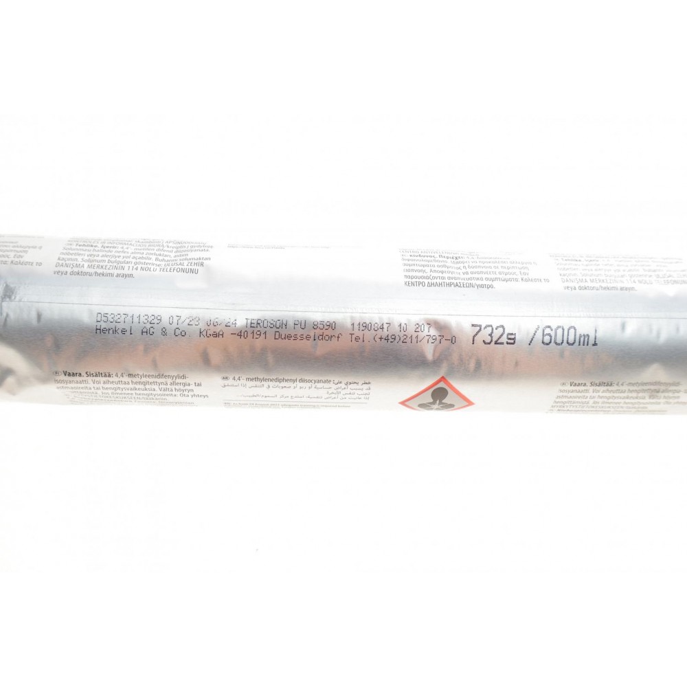 TEROSON PU 8590, 600ML Поліуретановий клей-герметик для для автомобільного скла