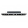 Диск гальмівний (передній) Skoda Fabia/Octavia 96-/Roomster 06-/VW Golf 97-06 (256x22)(з покр.)(вент)
