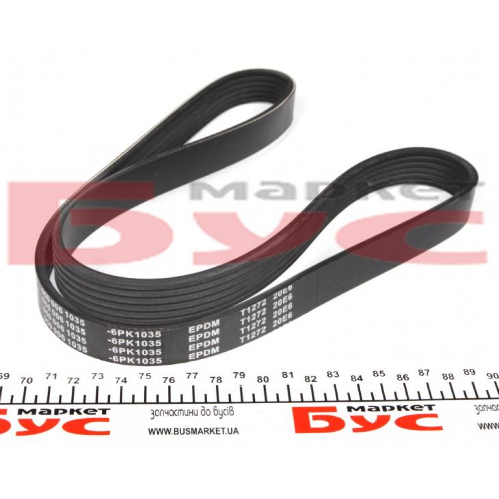 Ремінь генератора VW Caddy 1.9D/SDI -03 (6PK1035)