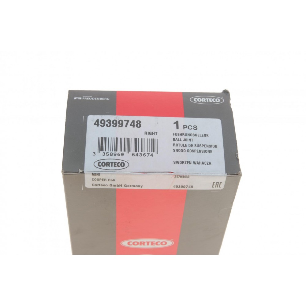 Опора кульова (передня/знизу/R) Mini R55/R56/R57/R58 06-