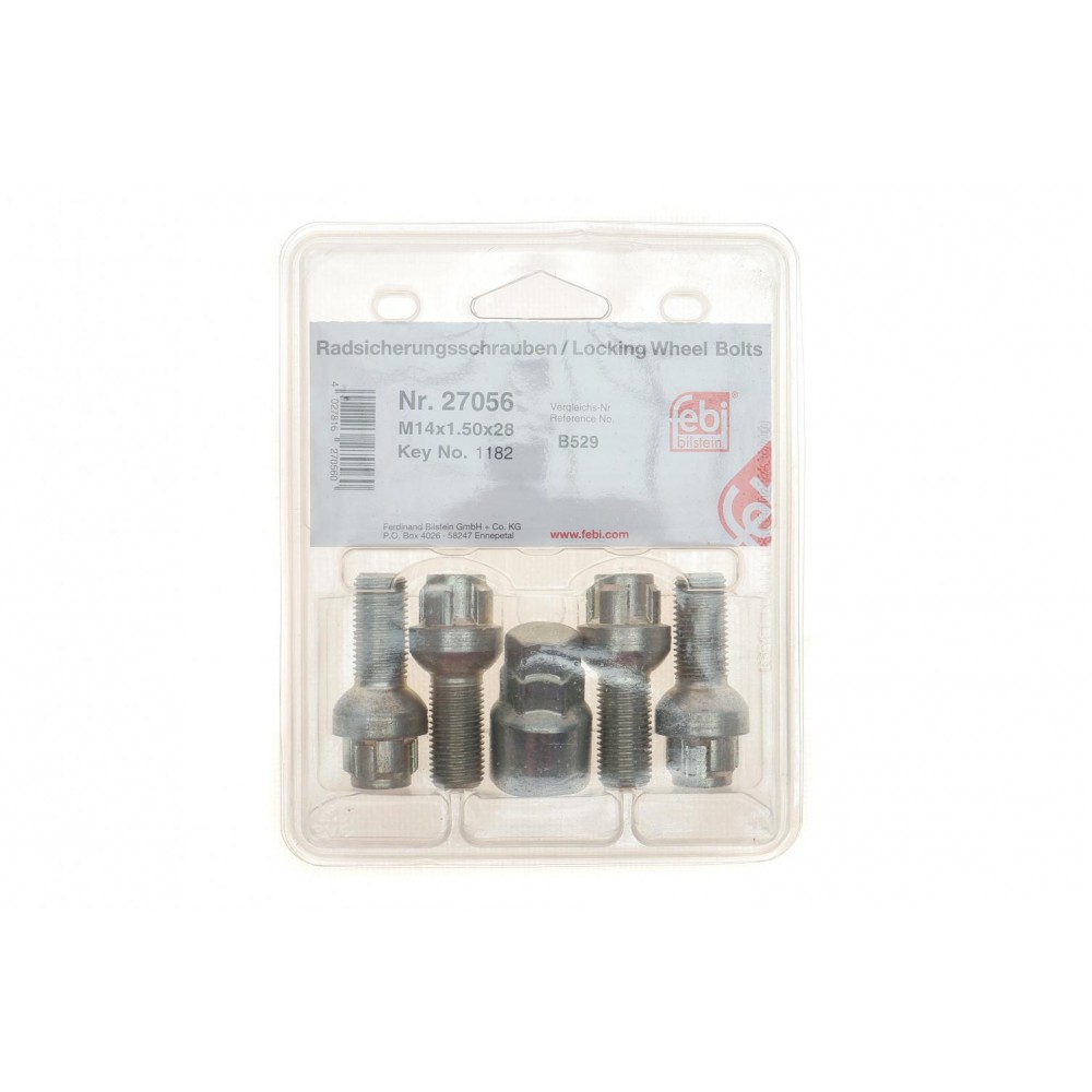 Комплект колісних болтів VW Caddy III/ T4/ T5 (M14x1.5mm)