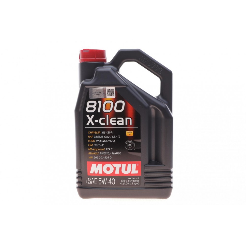 Олива 5W40 X-clean 8100 (4L) (LL-04/MB 229.51/505 00/505 01) (104720)