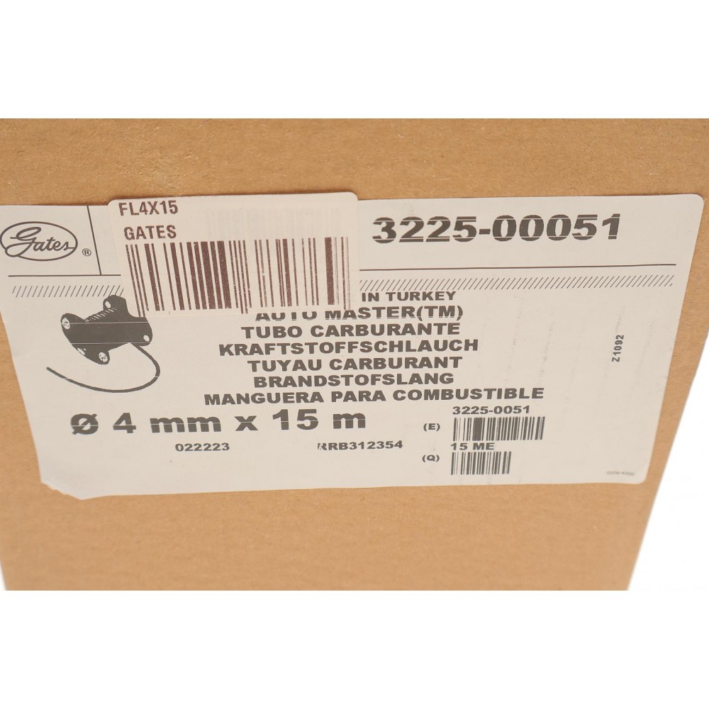 Шланг паливний (d=4.0mm) бухта 15м (3225-00051)