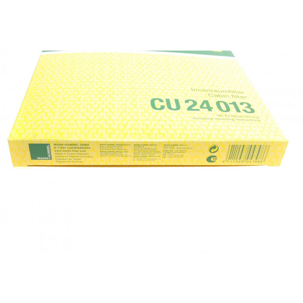 Фільтр салону Hyundai Elantra 06-/i20/i30 12-/Creta 16-/Kia Ceed/Carens/Cerato 13-
