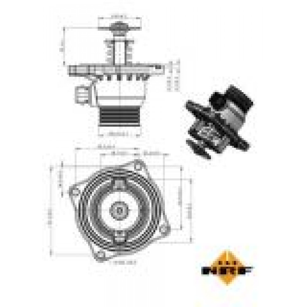 Термостат BMW 5 (E39)/7 (E38) 3.5/4.4i 96-04 (105°C) (M62)