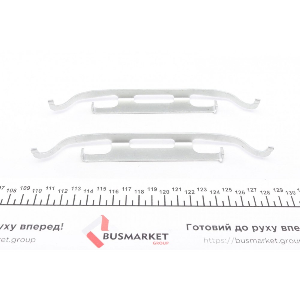 Планка супорта (переднього) прижимна (к-кт) VW Passat/Golf IV/Audi A8 99-10 (Ate)