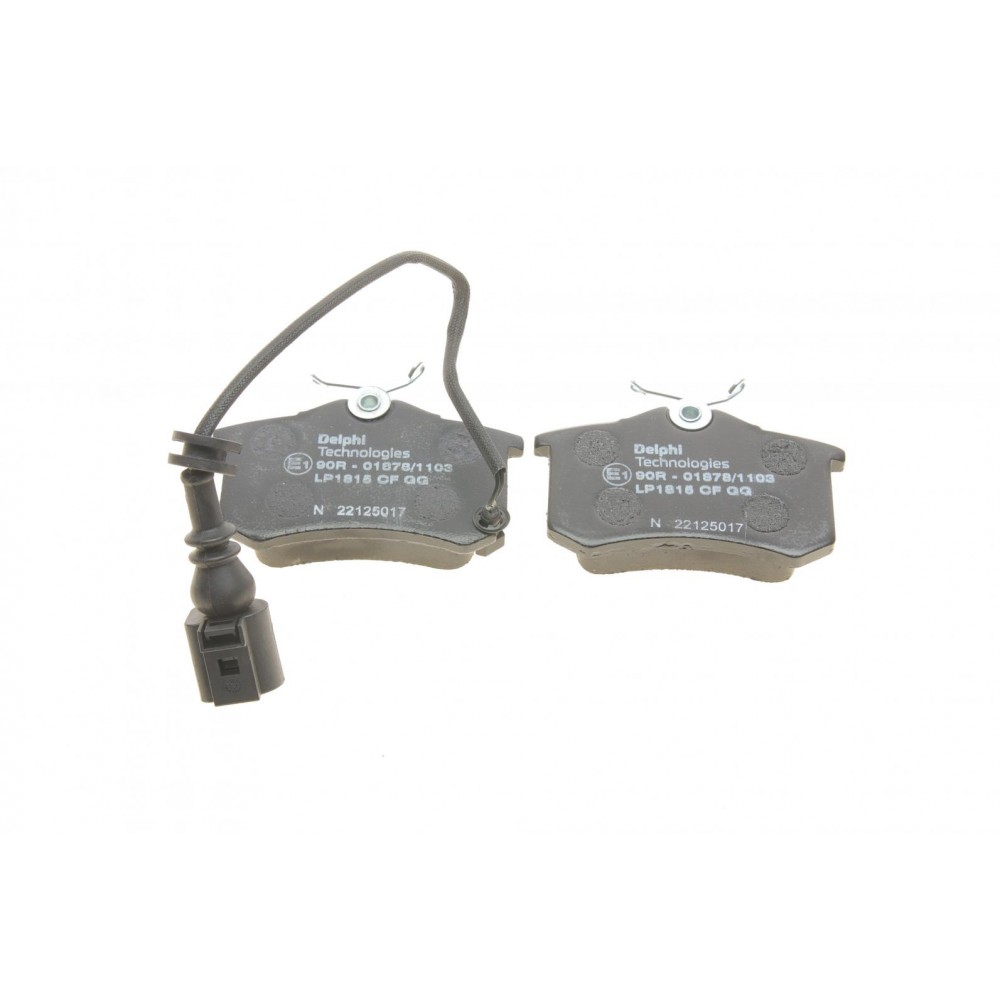Колодки гальмівні (задні) VW Polo 01-/Skoda Fabia 99-08/Seat Cordoba/Ibiza 02-09 (Trw) (+ датчик)