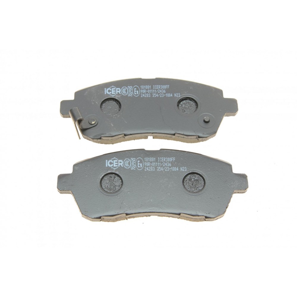 Колодки гальмівні (передні) Ford Fiesta VI 08-/Mazda 2 07-15/Subaru Justy 07-