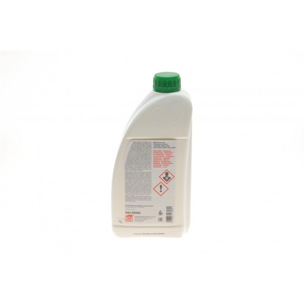 Антифриз (зелений) (1.5L) (-30°C) Renault Glaceol RX Type D (готовий до застосування)