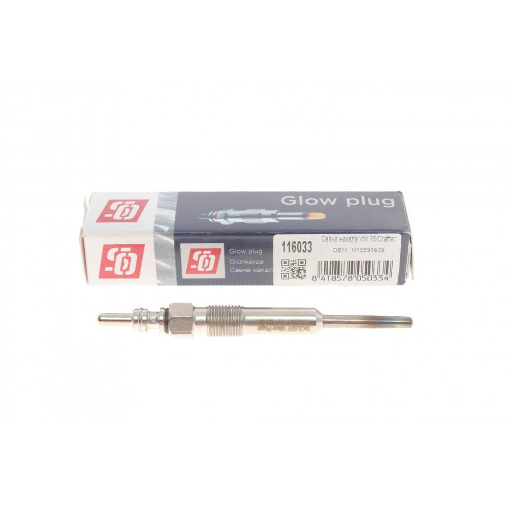 Свічка розжарювання VW T5/Crafter (7V) (M10x1mm)