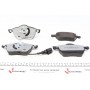 Колодки гальмівні (передні) Audi A3/VW Golf IV -03 (Ate-Teves) (з датчиком)(з низьким продукуванням пилу)