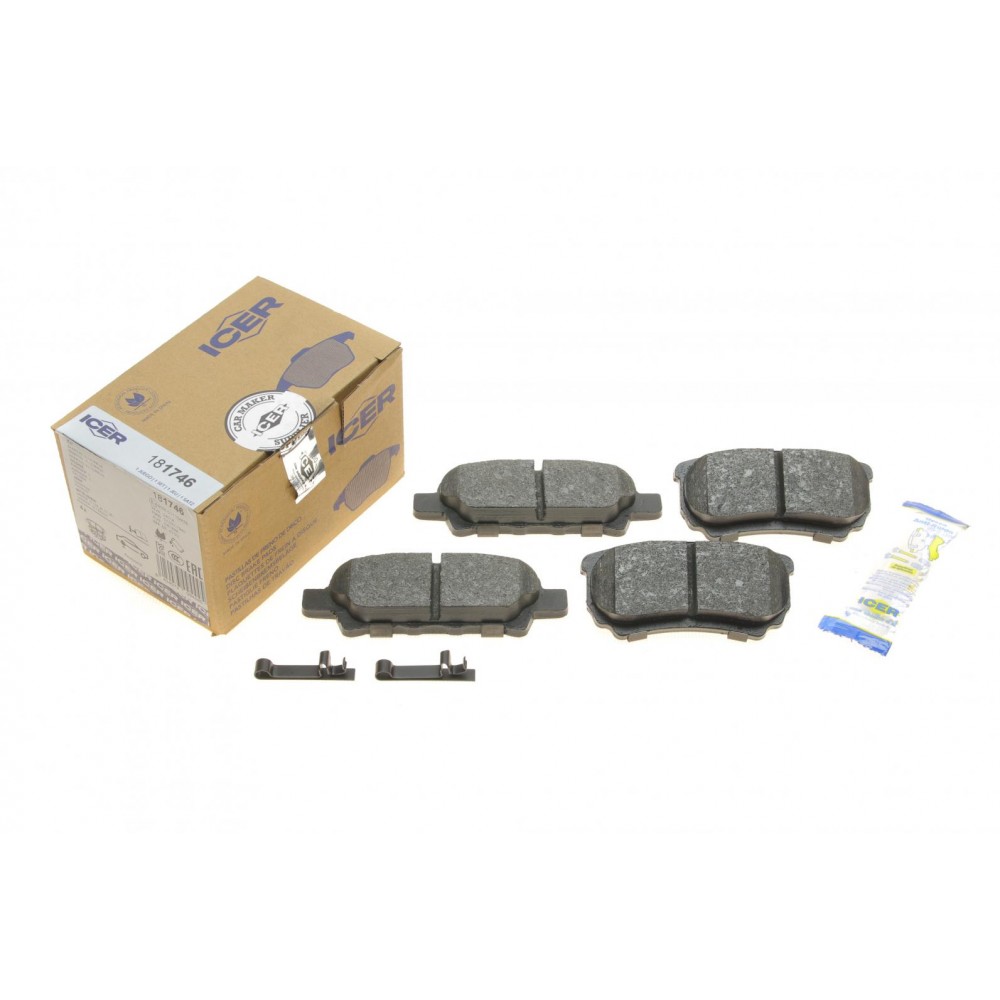 Колодки гальмівні (задні) Mitsubishi Outlander/Lancer 03-/Jeep Compass/Patriot/Dodge Avenger 06-