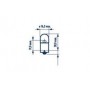 Автолампа R10W 24V 10W BA15d Standard