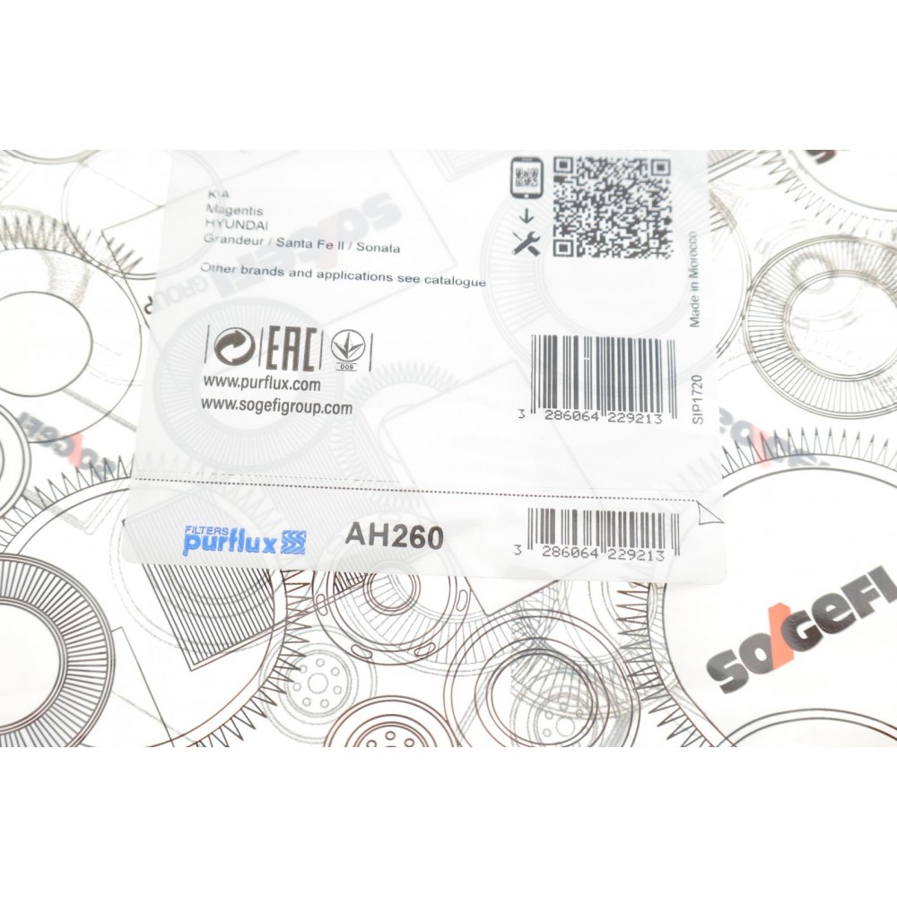 Фільтр салону Hyundai Santa Fe/Azera 2.2CRDi-3.3i 05-12