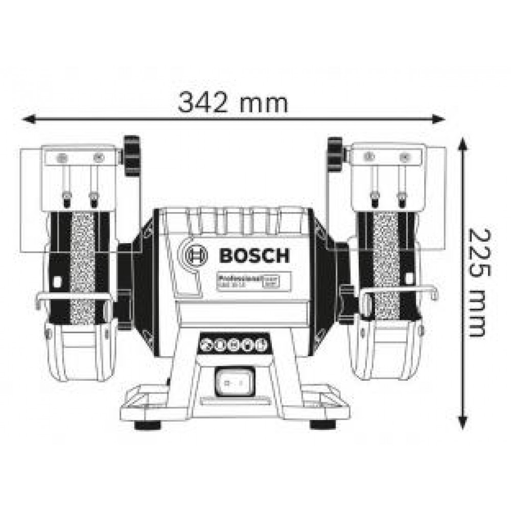 Станок заточний електричний GBG 35-15 (350W) d=150mm