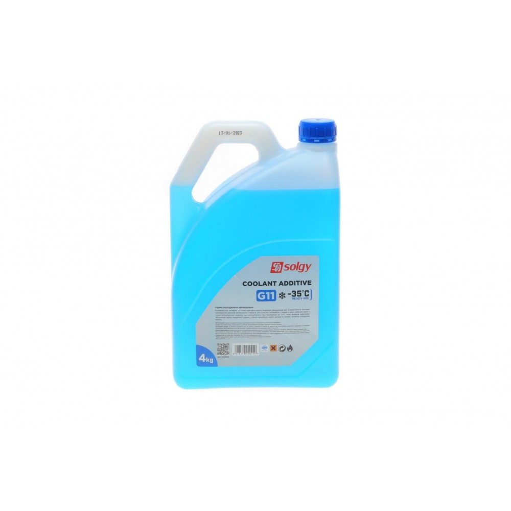 Антифриз (синій) G11 (4kg) (-35°C готовий до застосування)