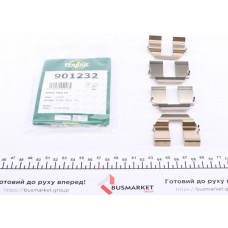 Планка супорта (заднього) прижимна (к-кт) VW T4 90-03 (Lucas) (без датчика зносу колодок)(заміна на 901233)