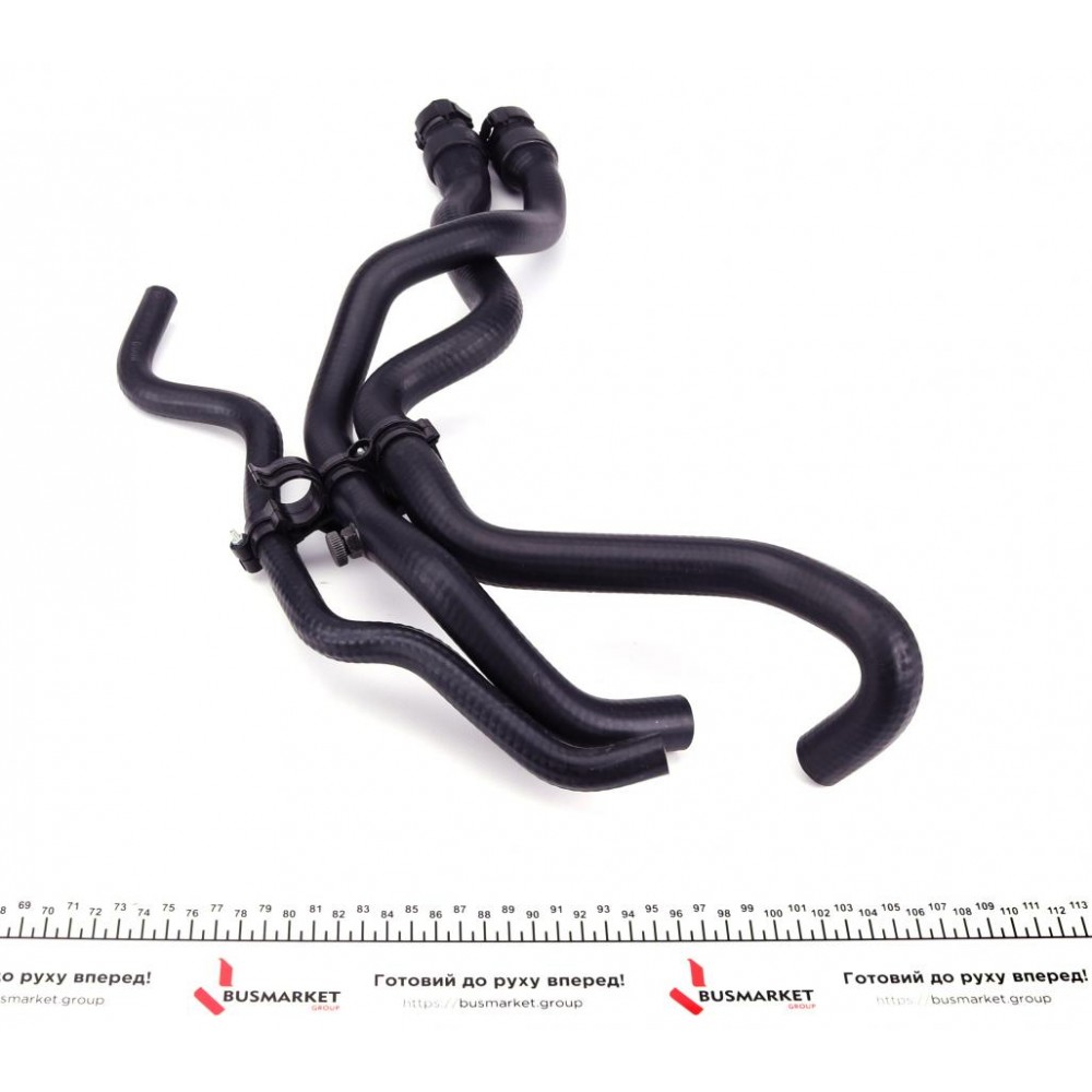 Патрубок радіатора пічки Renault Clio II/Kangoo 1.4/1.6 97- (к-кт в зборі)