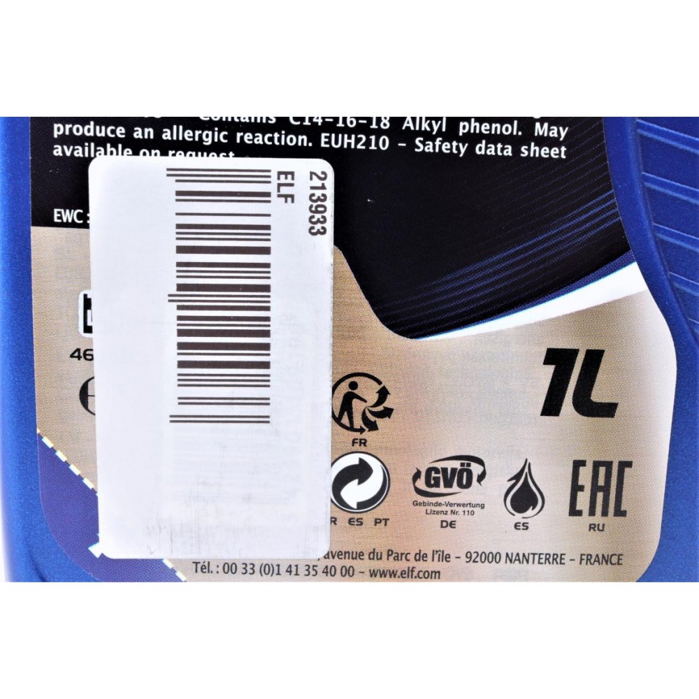 Олива 5W30 Evolution Full-Tech FE (1л) (C4/RN 0720/MB226.51)