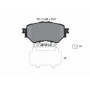 Колодки гальмівні (передні) Mazda 3 1.5-2.5 13- (Akebono)