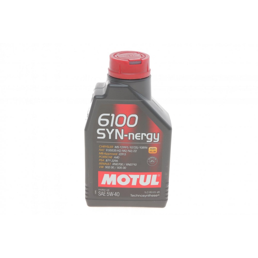 Олива 5W40 Syn-nergy 6100 (1л) (MB 229.5/VW 502 00/505 00/LL-01/RN0710/RN0700) (107975) заміна на 368411