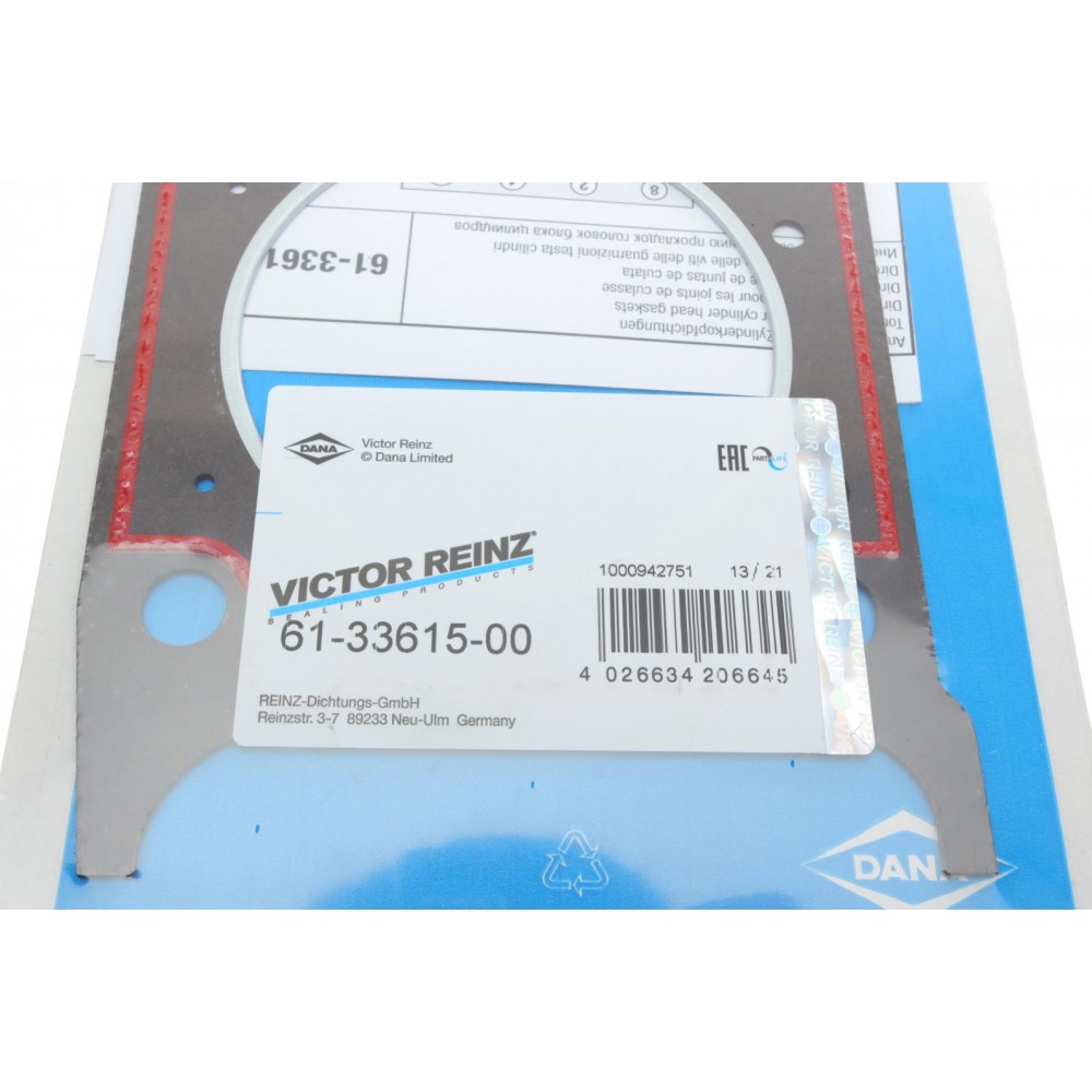 Прокладка ГБЦ Renault Laguna 3.0 93-01 (1.70mm) Ø95.20 mm (R), Z7X