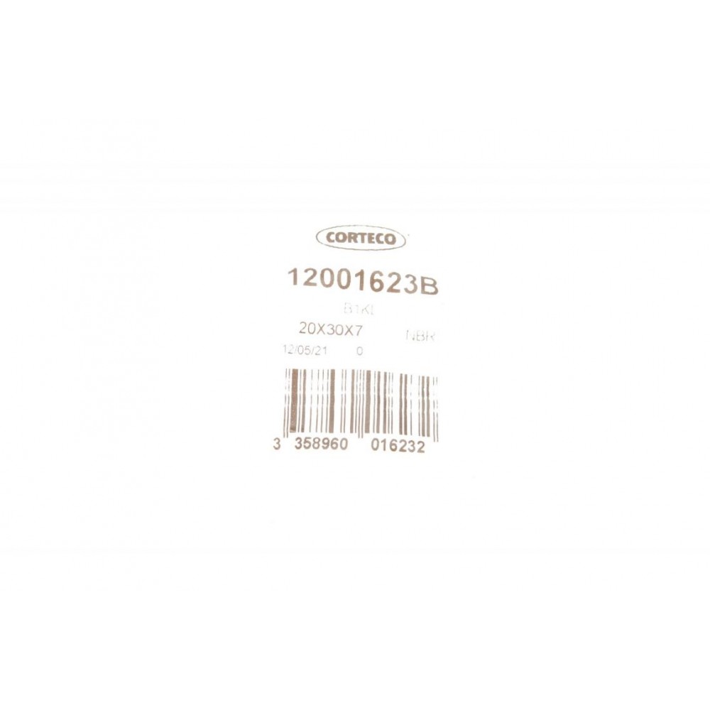 Сальник вала первинного КПП Fiat Doblo 1.4/1.6 16V 00- (20x30x7)
