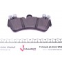 Колодки гальмівні (передні) Porsche Cayenne/VW Touareg 02-10 (Brembo) (190x99,1x16.7)