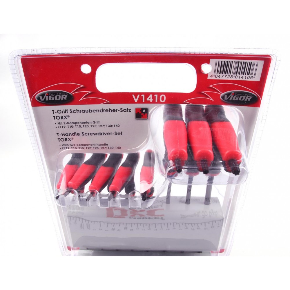 Набір ключів Т-под. Torx T9-T40