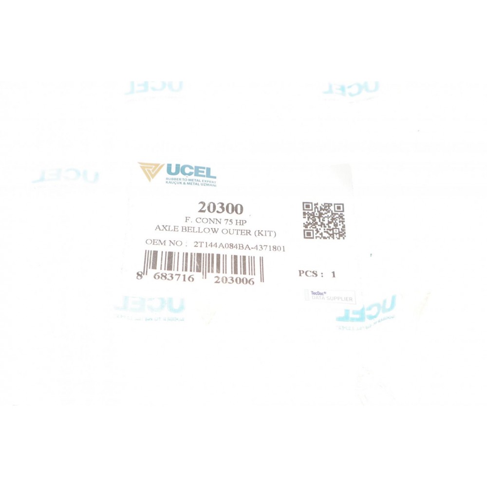 Пильник ШРКШ (зовнішній) Ford Connect 1.8TDCI 02- (27.3x89.9x125)