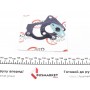 Комплект прокладок турбіни Fiat Doblo 1.3JTD 05-10