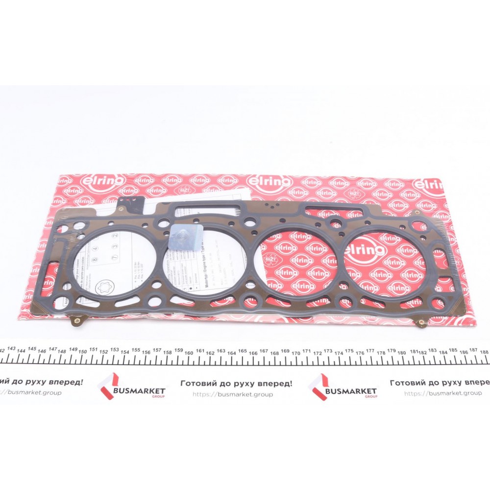 Прокладка ГБЦ Ford Focus/C-Max/Citroen Jumper/C5 2.0D/2.2D 09- (1.35mm) (3 метки) змінено на 228.532