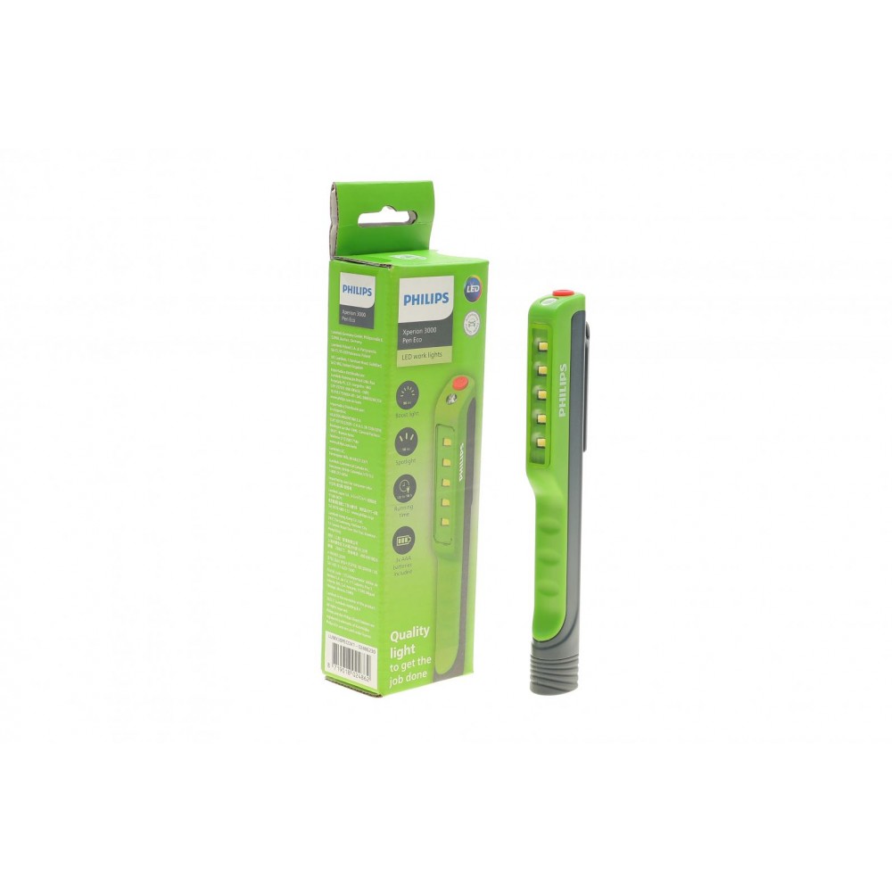 Ліхтарик інспекційний Xperion 3000 Pen Eco (6000K/режими 90lm/10lm/кліпса/3xAAA в комплекті)
