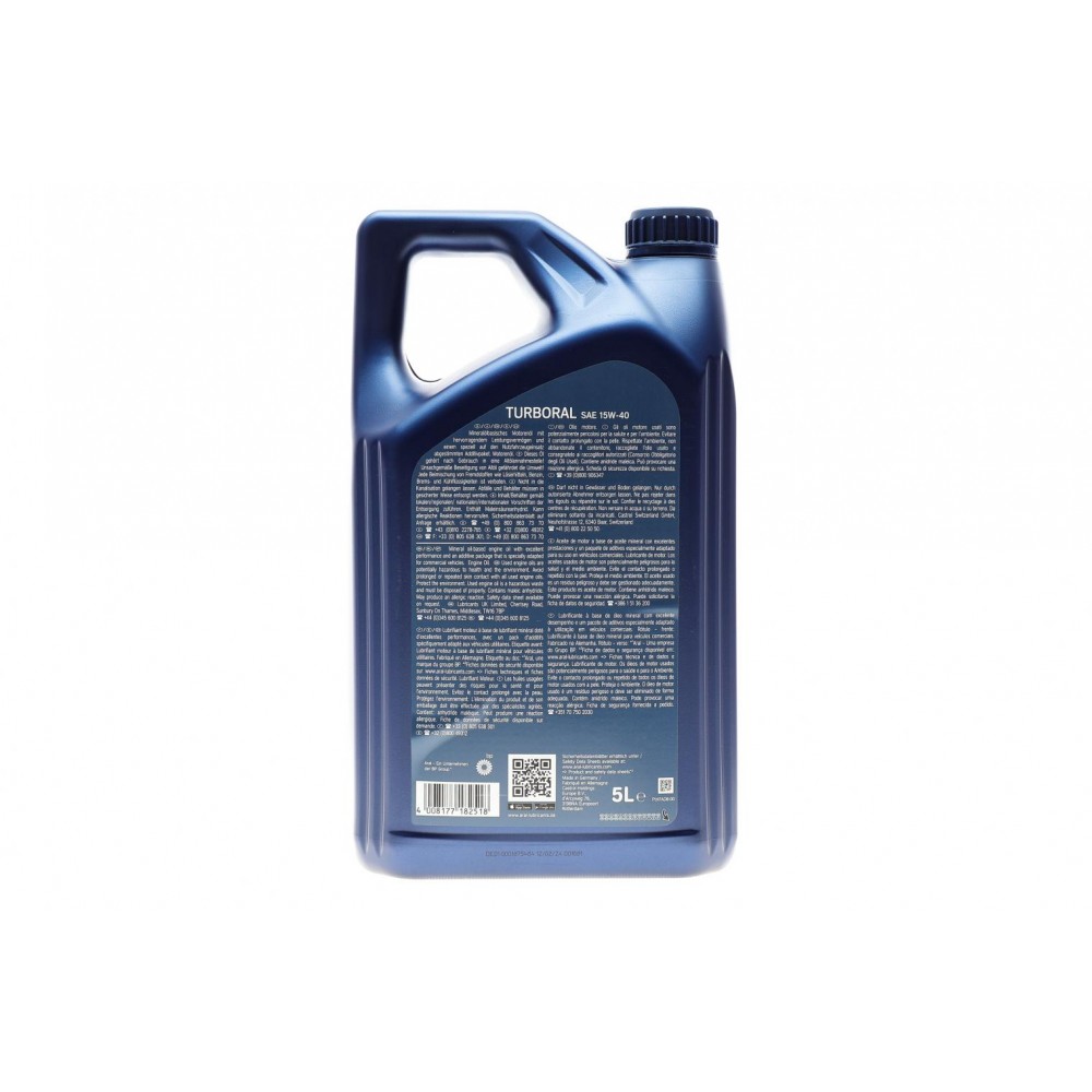 Олива 15W40 Turboral (5L) (MB 228.3/MB 229.1Renault RVI RLD-2/MAN M 3275-1)