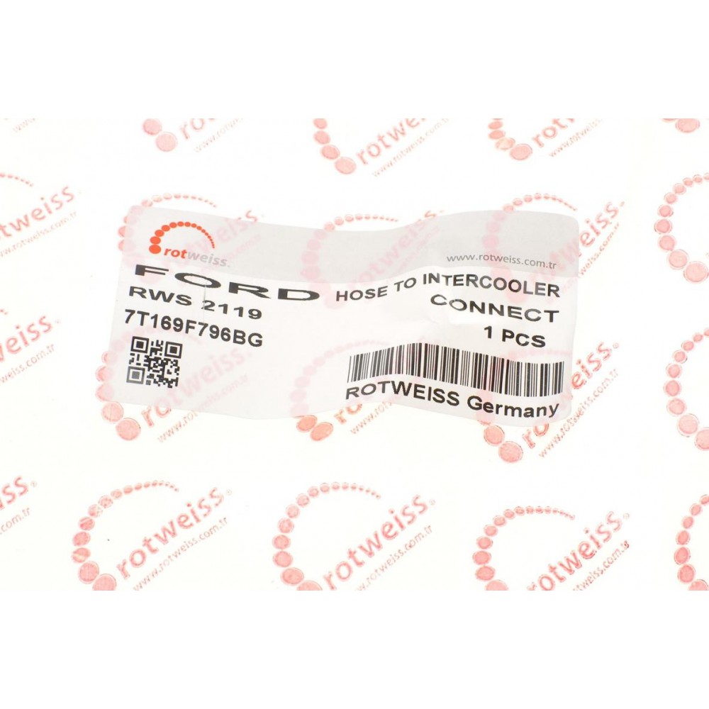 Патрубок інтеркулера Ford Connect 1.8TDCi 02-