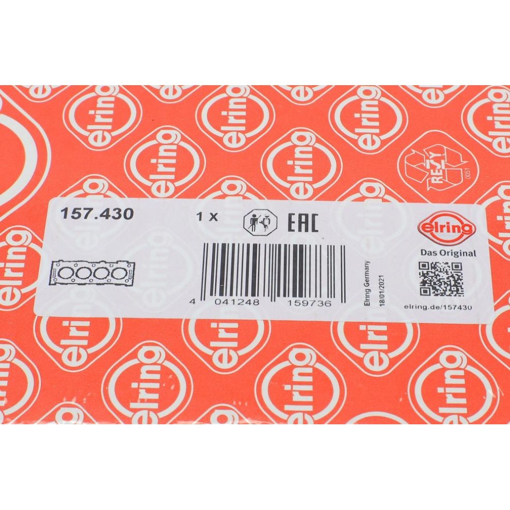 Прокладка ГБЦ BMW 3 (E46)/5 (E39)/7 (E38)/X5 (E53) 98-05 (3 метки) (1.65mm). M57
