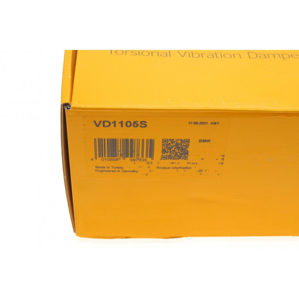 Шків колінвалу BMW 3 (E90/E91/E92)/5 (E60/E61)/X5 (E53/E70) 02-04 (6PK+4PK) (+ к-кт болтів)