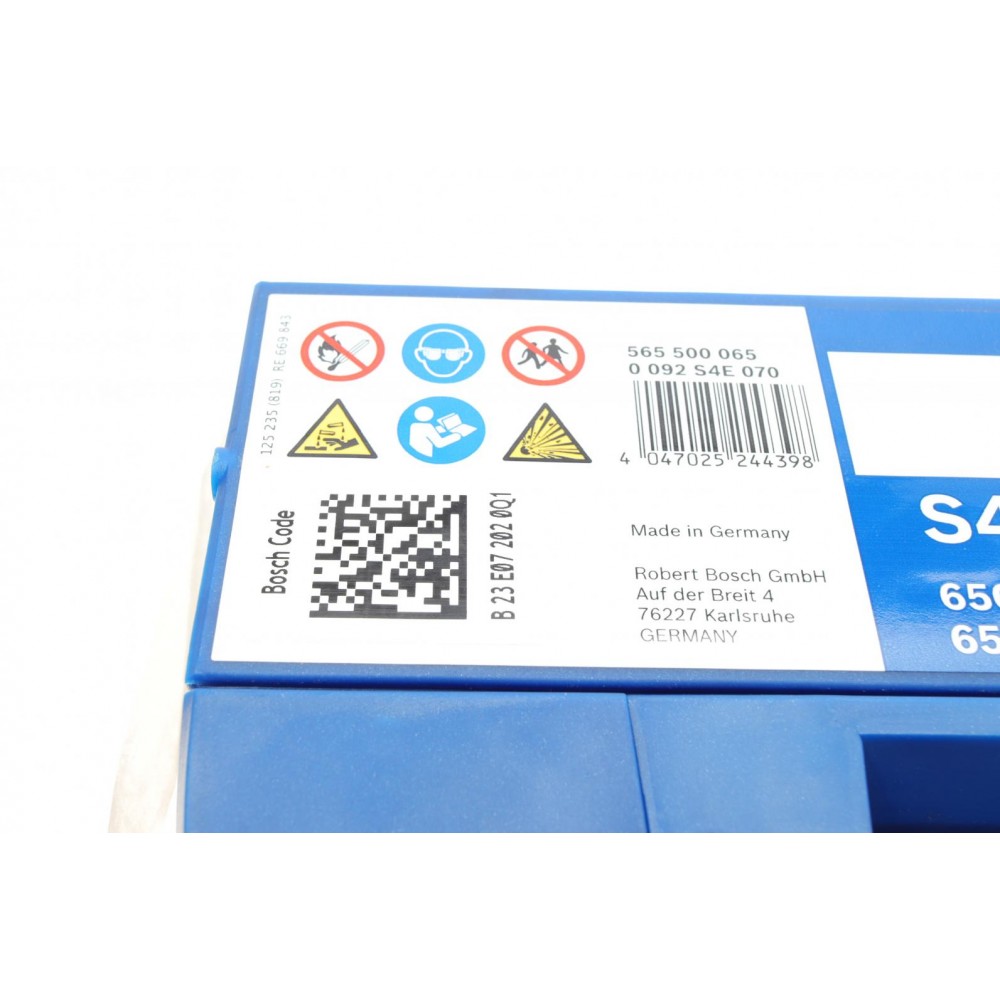 Акумуляторна батарея 65Ah/650A (278x175x175/+R/B13) (Start-Stop EFB)