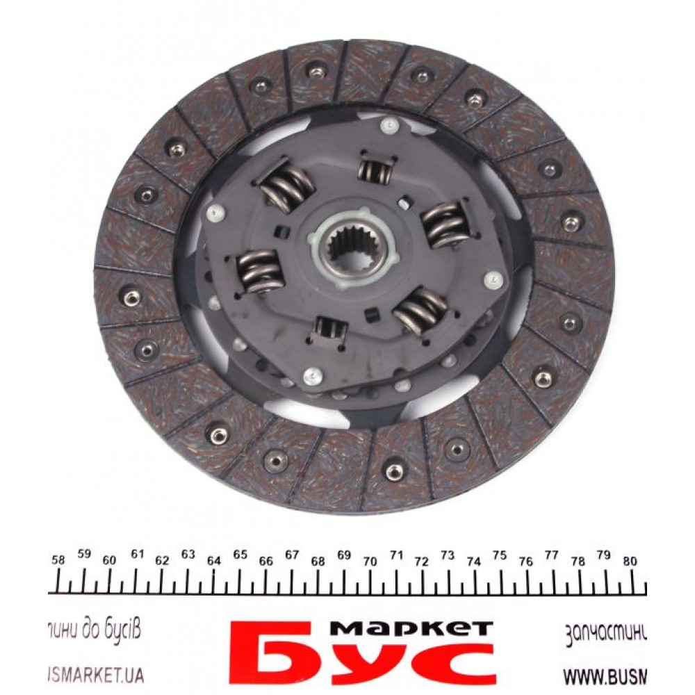 Комплект зчеплення Citroen Jumpy 1.9D 98- (d=215mm) (+вижимний)