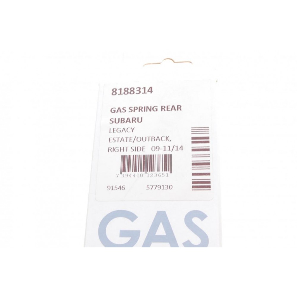 Амортизатор кришки багажника Subaru Legacy V 09-14/Outback 09- (R) (універсал)