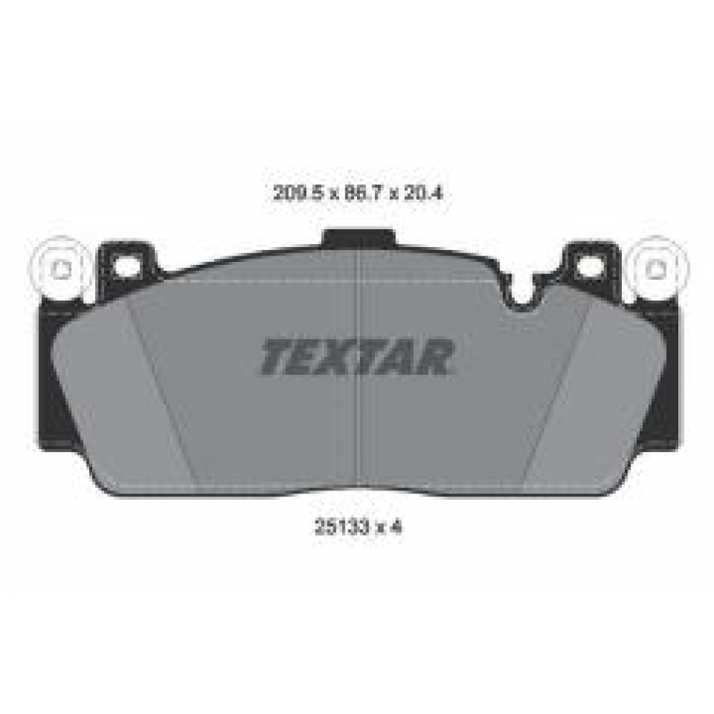 Колодки гальмівні (передні) BMW 5 (F10) 10-16/ 6 (F06/F13) 11- (Brembo)